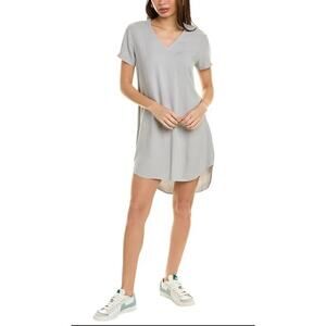 Bella Dahl Gray High-Low T-Shirt Dress XS